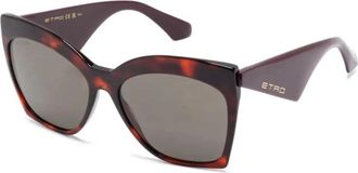 Etro 0044S 65T70 Zonnebrillen - Dames - Zonnebrillen - Bruin - 59 MM - Accessoires
