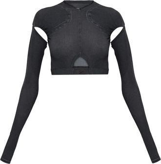 Nike Top a maniche lunghe con dettaglio cut-out x KNWLS - Nero