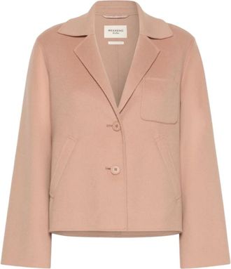 Max Mara Jassen, Dames, Roze, 2Xs, Wol, Pelota Jacket