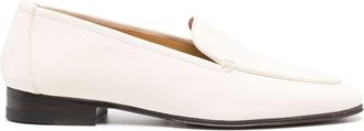 The Row Adam leather loafers - women - Calf Leather/Calf Leather/Calf Leather/Rubber - 41 - Neutrals