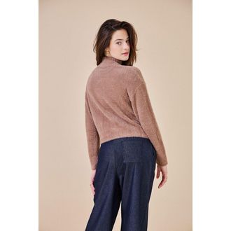 See U Soon Trui met lange mouwen en opstaande kraag