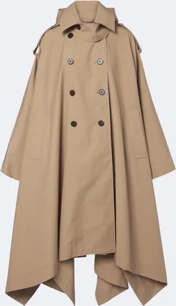 R&oacute;he R&oacute;he Double-breasted cotton cape