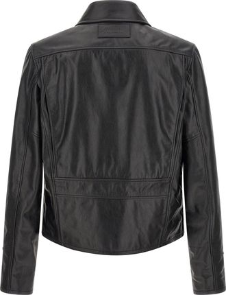 Amiri Calfskin Leather Jacket - Black