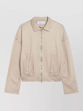Max Mara silk-blend cropped jacket