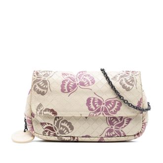 Bottega Veneta Pre-owned Bottega Veneta Small Nappa Intrecciomirage Butterfly Chain Crossbody Ladies NAQIDJJGI91A17Z3