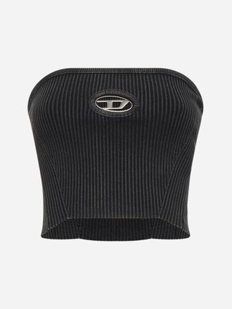 Diesel Black M-clarksvillex-c Bandeau Top