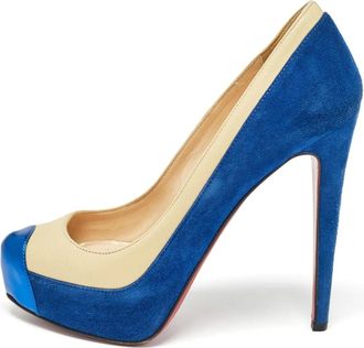 Christian Louboutin Pumps bicolore 130mm 2024 - Blu
