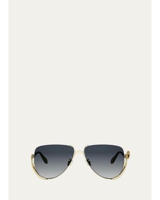 Dior Bow A2U 58MM Pilot Sunglasses