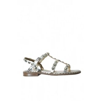 Ash Flat Sandals, female, Yellow, Size: 10 US Sandalo piatto con borchie