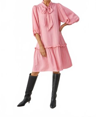 Part Two Tisha Dress In Flamingo