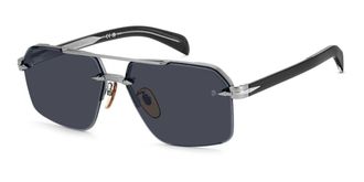 David Beckham DB 7170/S 85K/2K Mens Sunglasses Silver Size 61