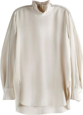 Brunello Cucinelli Shirt met lange mouwen - Beige