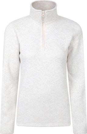 Mountain Warehouse Idris Womens Half-Zip Fleece - Lightweight, Soft on Skin, Warm & Cosy Anti-Pill Top - Best for Spring Summer, Camping, Outdoors, Travelling & Hiking B