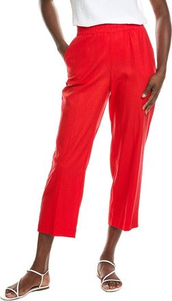 Jones New York Pull-On Linen-Blend Crop Pant