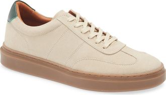 Bruno Magli Serafino Low Top Sneaker in Off White/Green Suede at Nordstrom Rack, Size 8