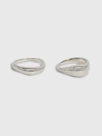 【関税込み】We11done ゴールド＆シルバー Hoop リング We11done Silver & Gold Hoop Ring desde 118,00 € - en Stylight