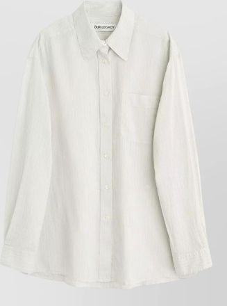 Our Legacy striped long-sleeve shirt