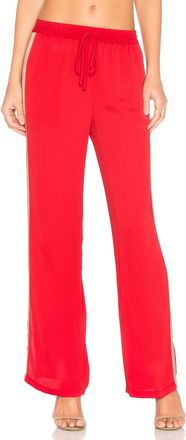 L'Academie Track Pant In Redclay & Camel