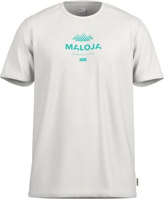 Maloja HomadM. T-Shirt f&uuml;r Herren | wei&szlig;/grau