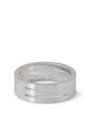 Le Gramme 7g Punched Ribbon Recycled Sterling Silver Ring