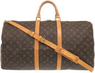 Louis Vuitton Pre-owned Weekend Bags, male, Brown, Size: ONE SIZE Pre-owned Boston Bag