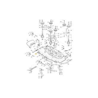 STIGA Sports Piatto di taglio nudo trattorino rasaerba ORIGINALE STIGA XLHT 270 4WD