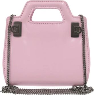 Ferragamo Tweedehands leren handtassen - Dames - Vintage Handtas - Roze - ONE Size - Leer - Vintage