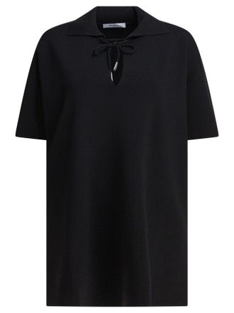 Max Mara Zwarte Polyamide Top