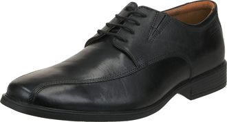 Clarks Mens, Tilden Walk Oxford Black 12 M