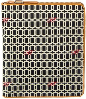 Roger Vivier Coated Canvas & Leather iPad Case