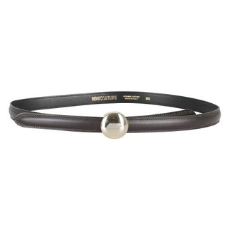 Semicouture Belts, female, Brown, Size: 85 CM Yoana Belt