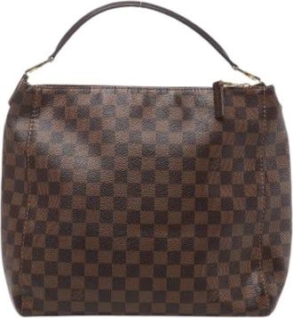 Louis Vuitton Pre-owned Portobello PM Schoudertas - Dames - Vintage Schoudertas - Bruin - ONE Size - Leer - Vintage