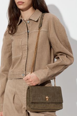 Marc Jacobs Croc Slim Dual Shoulder Bag, Womens, Green