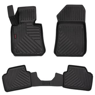OEM Alfombrillas De Goma 3d Para Coche: Bmw Serie 3 E91 (familiar, Familiar, 2004-2011) - Borde De 5 Cm