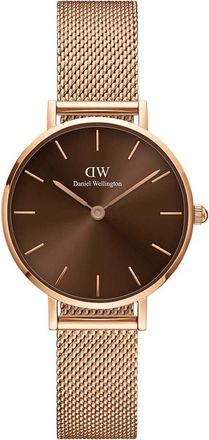 Daniel Wellington Womens DW00100476 Ladies Petite Amber Rose Gold 28mm Watch - One Size