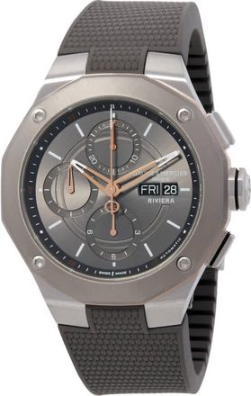 Baume & Mercier Riviera Chronograph Automatic Grey Dial Mens Watch M0A10722