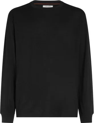 Icebreaker Merino 150 Tech Lite L/S Relaxed Tee Merinoshirt f&uuml;r Herren | schwarz