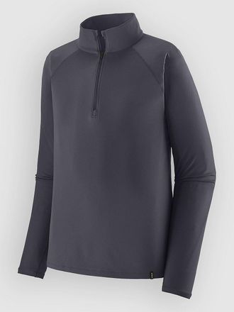 Patagonia Cap Mw Zip Neck Camiseta T&eacute;cnica azul