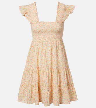 Rixo Sideny floral cotton minidress