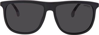 Carrera Grey Rectangular Mens Sunglasses CARRERA 218./S 0003/IR 58