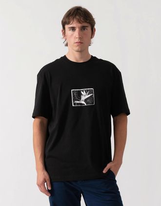 HUGO BOSS Mens HUGO Darise Mens T-Shirt - Black 002 - Size: 38