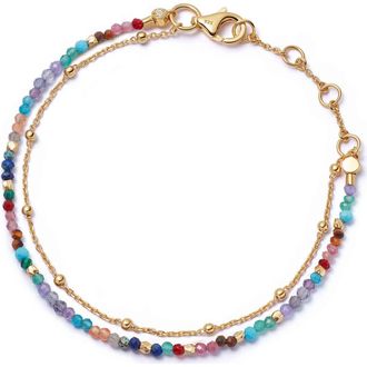 Astley Clarke Gold Fine Biography Multi gemstone Bracelet at Nordstrom, Size 7.5