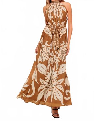Flying Tomato Via Capri Dress In Brown