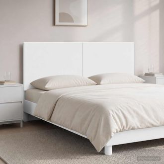 vidaXL Vidaxl Testiera Da Muro Breda Bianco Legno Ingegnerizzato