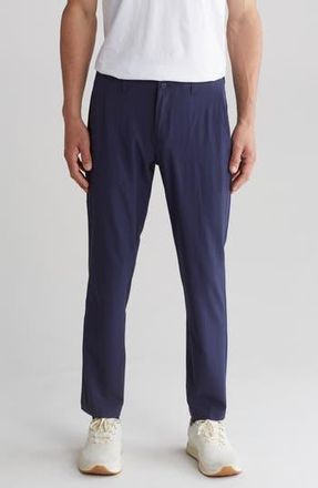 PGA TOUR Elastic Waist Straight Leg Pants in Peacoat at Nordstrom Rack, Size 34 X 32