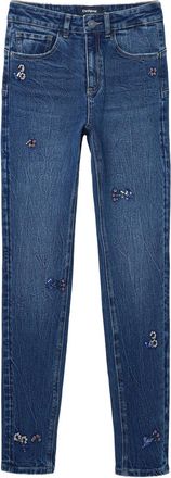 Desigual Sequin Embellished Jeans