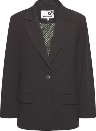 &Co Woman Glennis Blazer - Dames - Jassen - Zwart - Maat: L Poliester