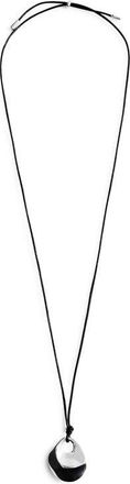 Mango Metal Pendant Necklace in Silver at Nordstrom
