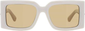 Ferragamo Ferragamo Brown Square Ladies Sunglasses SF2032S 255 55