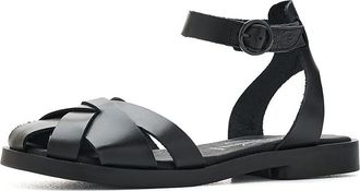 FLY London Alli409fly Womens Sandals Black : EU 41 (US Womens 10-10.5) M, Leather